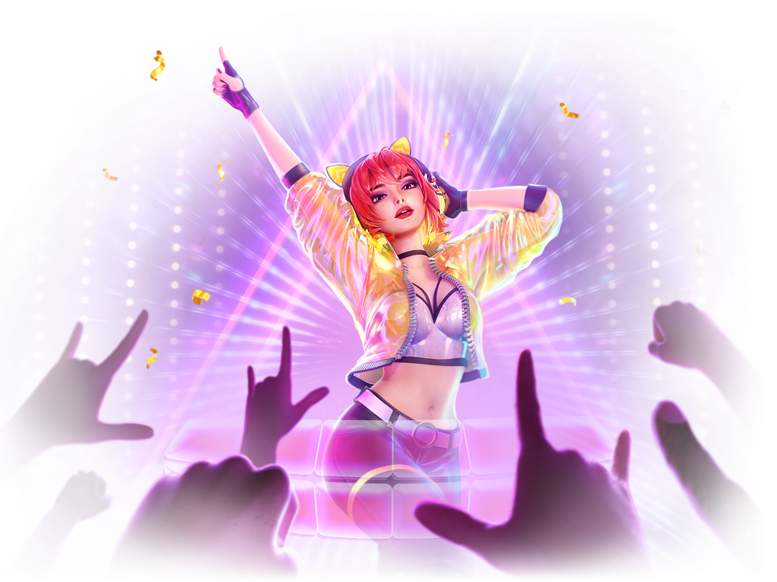Game Banner Rave Party Fever