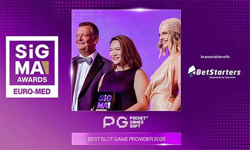 PG SLOT ได้รับรางวัลผู้ให้บริการเกมสล็อต อันดับ 1 ในงาน SIGMA 2025